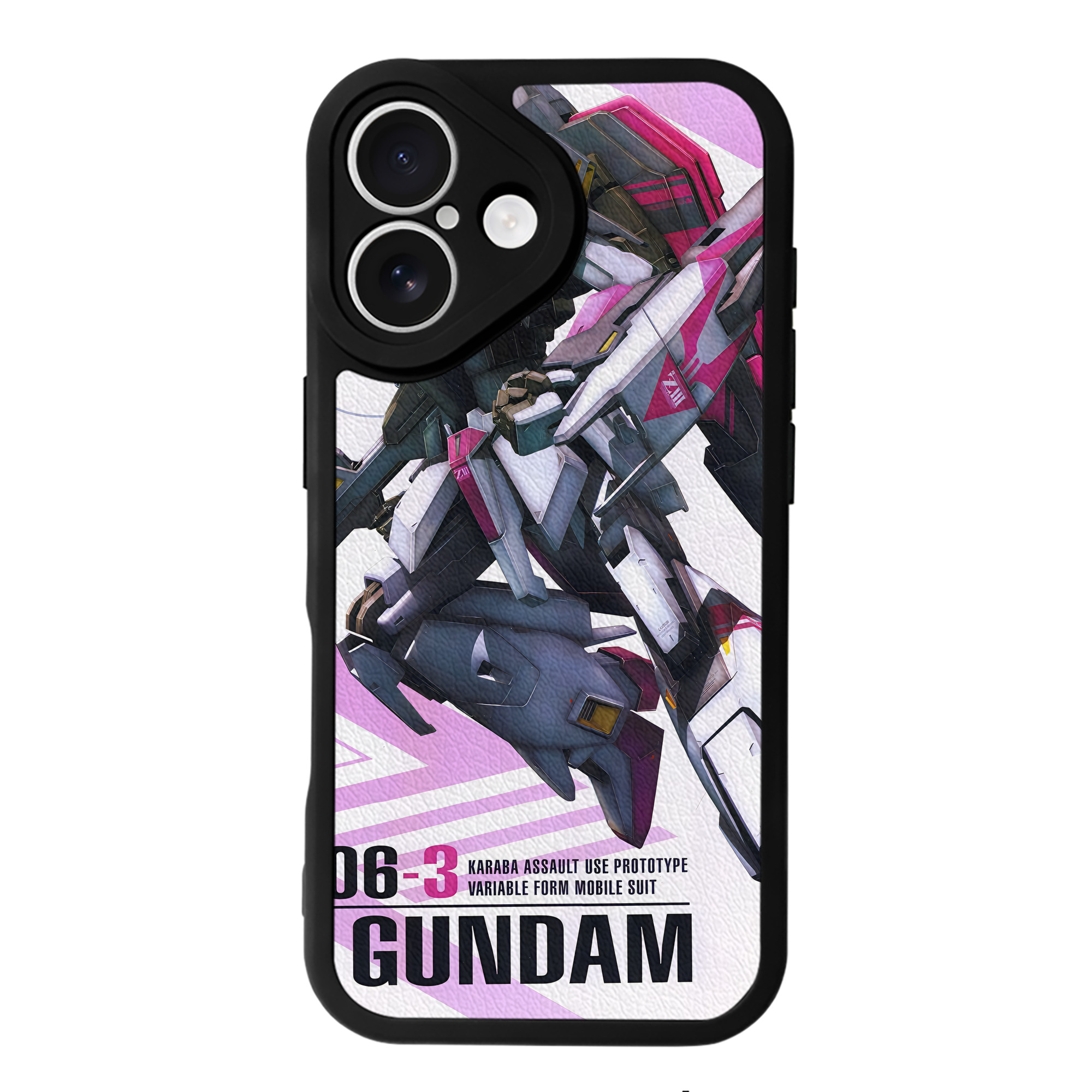 （画像用） 機動戦士ガンダム Mobile Suit Gundam 【iPhone 16シリーズ対応】シリコンスマホケース（レザー調） 材質：シリコン